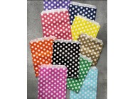 Polka Dot Paper Bags (12 Colours)